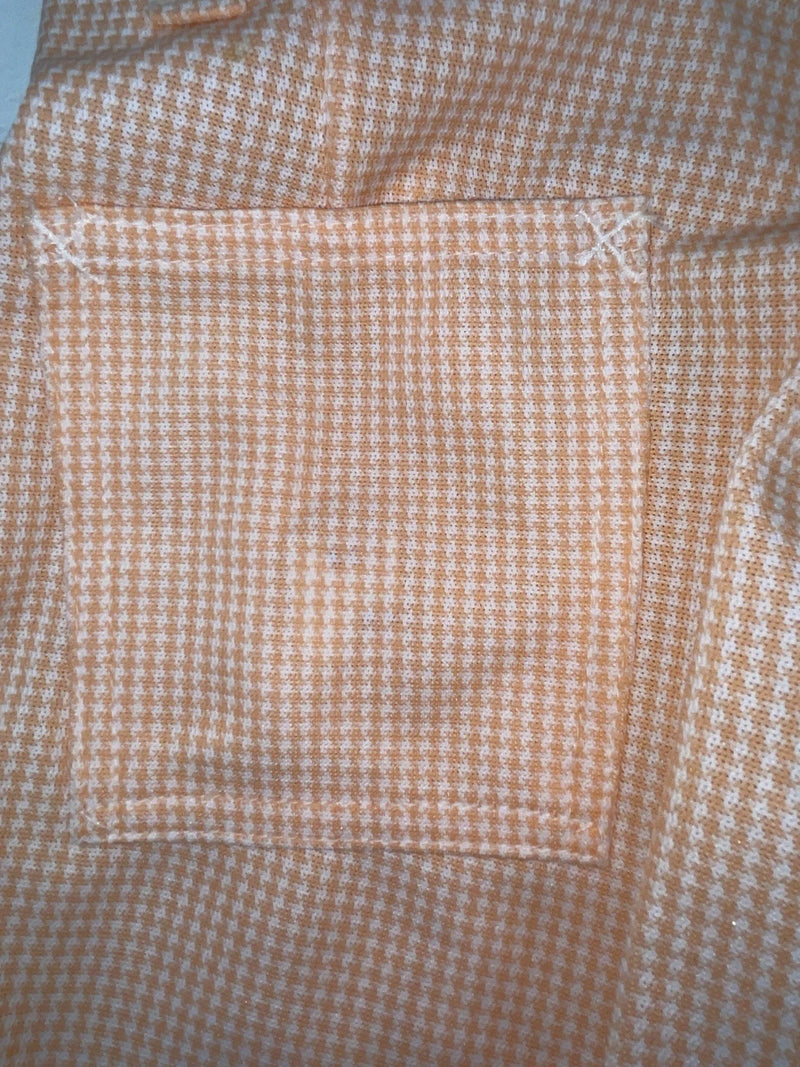 New Vintage Pink Checkered Dickson Jenkins Polyester Pants #501 SS-100