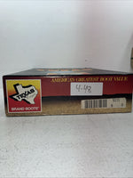 New Men’s Brown Texas Brand Cowboy Boots. 5111 9 D. 4-48