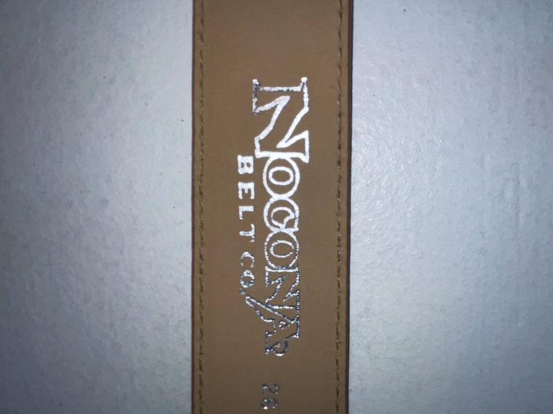 New Brown Genuine Leather Nocona 26” Belt #N24602153 Z-52