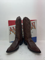 New Men’s Brown American West Cowboy Boots. 68103 14 D. 8-66