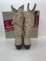 New Women’s Cream Capezio Cowboy Boots. L 509 9 M. 15-62