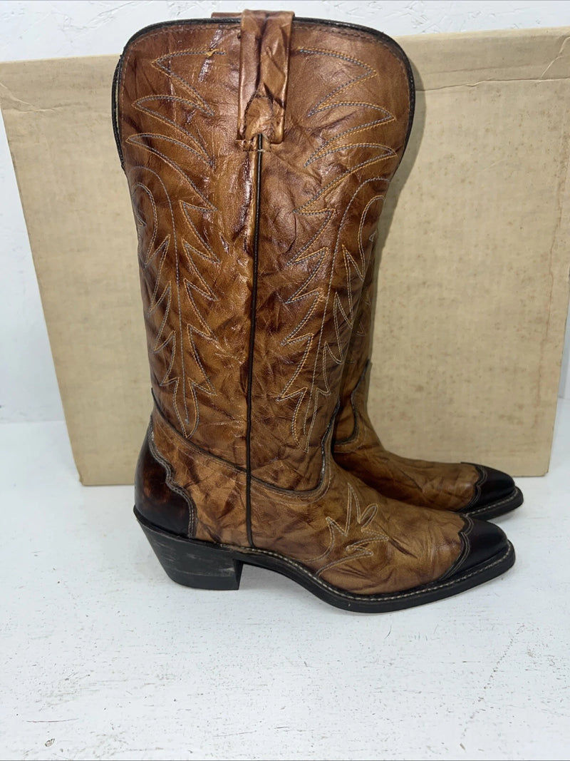 New Women’s Brown Texas Brand Cowboy Boots. L 81 6.5 6 1/2 N. 19-85