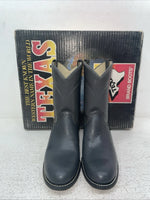 New Kids Gray Texas Brand Cowboy Boots. 3205 2 D. 23-128