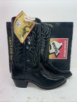 New Men’s Black Texas Brand Cowboy Boots. N 5010 10 D. 7-15