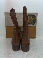 New Men’s Brown Texas Brand Cowboy Boots. M 302 9 D. 4-126