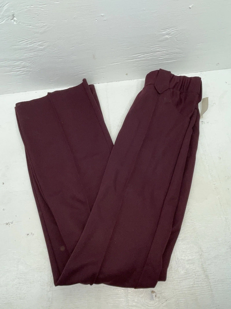 New Vintage Maroon Panhandle Slim Polyester Pants #84451 XX-35