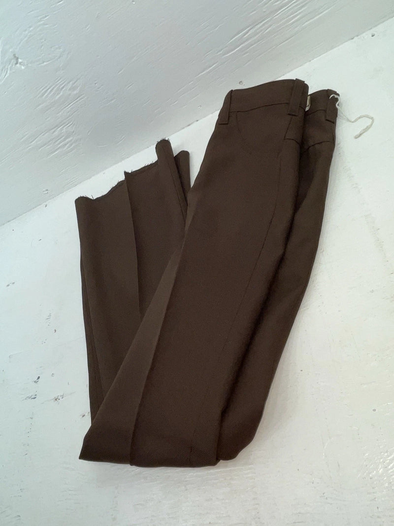 New Vintage Brown Dickson Jenkins Polyester Pants #9928 VV-55