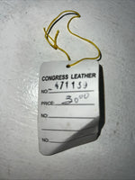 New Congress Leather O Ring Smooth Mouth Snaffle #471139 U-8