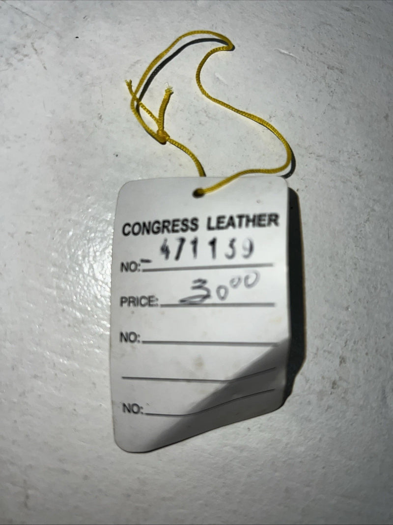 New Congress Leather O Ring Smooth Mouth Snaffle #471139 U-8