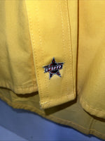 New Men’s Yellow Wrangler PBR Long Sleeve Button Up Shirt. XL S-28