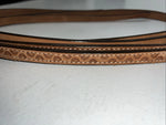 New Tough 1 Leather Pony 5/8” Browband Headstall W Split Reins #42-880 U-33