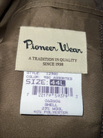 New Men’s Brown Pioneer Wear Suit Jacket 44L #12530 HH-604