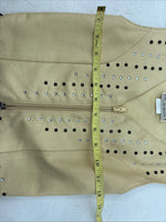 New Kids 1848 RanchWear Yellow Gem Zip Up Vest Sleeveless Size XS TT-110