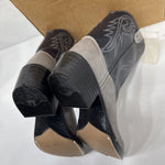 NEW Bronco brand Western Boots, Grey With Blue Tops, Men Size 5D.  #1-10