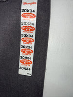 New Men’s Grey Wrangler Original Fit Denim Jeans. 30x34 Q-10