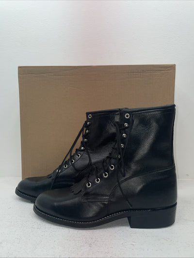 New Men’s Black J Chisholm Cowboy Boots. 2550 9.5 9 1/2 E E. 5-56