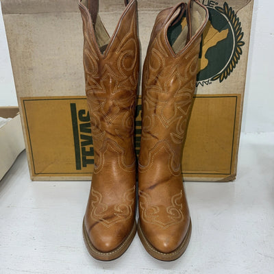 New Woman’s Brown Texas Brand Cowboy Boots. L244 5.5 5 1/2 M. 20-51