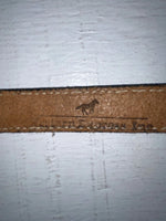 New Black Genuine Leather Western Express Tooled 18” Belt #XK101 NN-70
