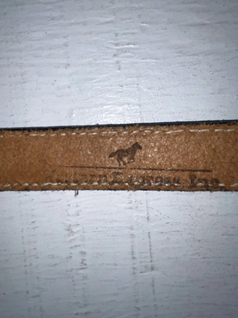 New Black Genuine Leather Western Express Tooled 18” Belt #XK101 NN-70