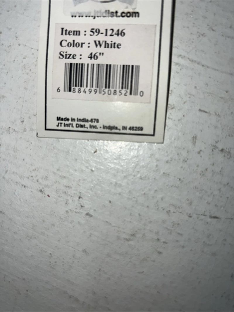 New White Red Tough 1 Mohair Draft 46” Cinch #59-1246 U-20