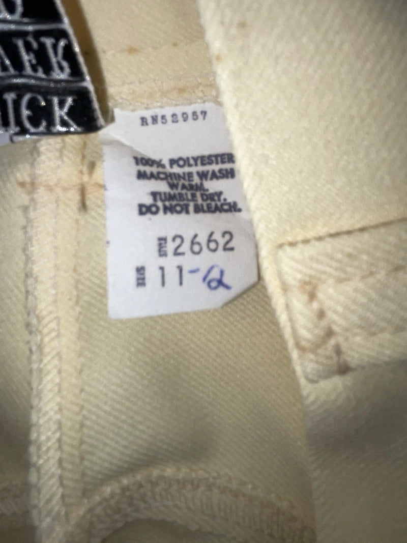 New Vintage Yellow Quicksilver Polyester Pants #2662 XX-55