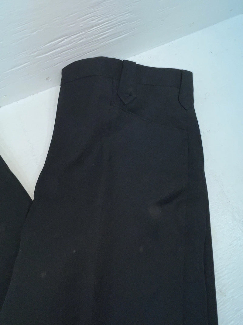 New Vintage Black Circle S Polyester Pants #CP4793 XX-91