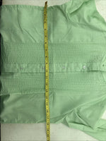 New Kids Mustang Green Long Sleeve Button Up English Shirt Size 12 YY-21