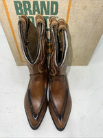 New Children’s Brown Texas Brand Cowboy Boots C191 9 D 24-20