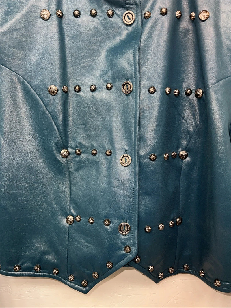 New Women’s Blue 1849 Authentic Ranchwear Short Show Jacket XS G-601