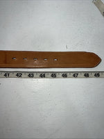 New Brown Nocona Genuine Leather Belt 49” #N161103 W-10