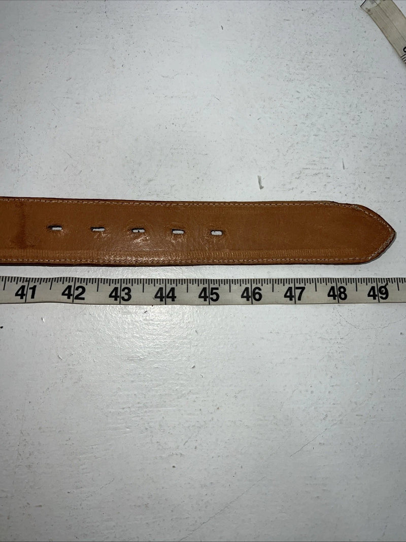 New Brown Nocona Genuine Leather Belt 49” #N161103 W-10