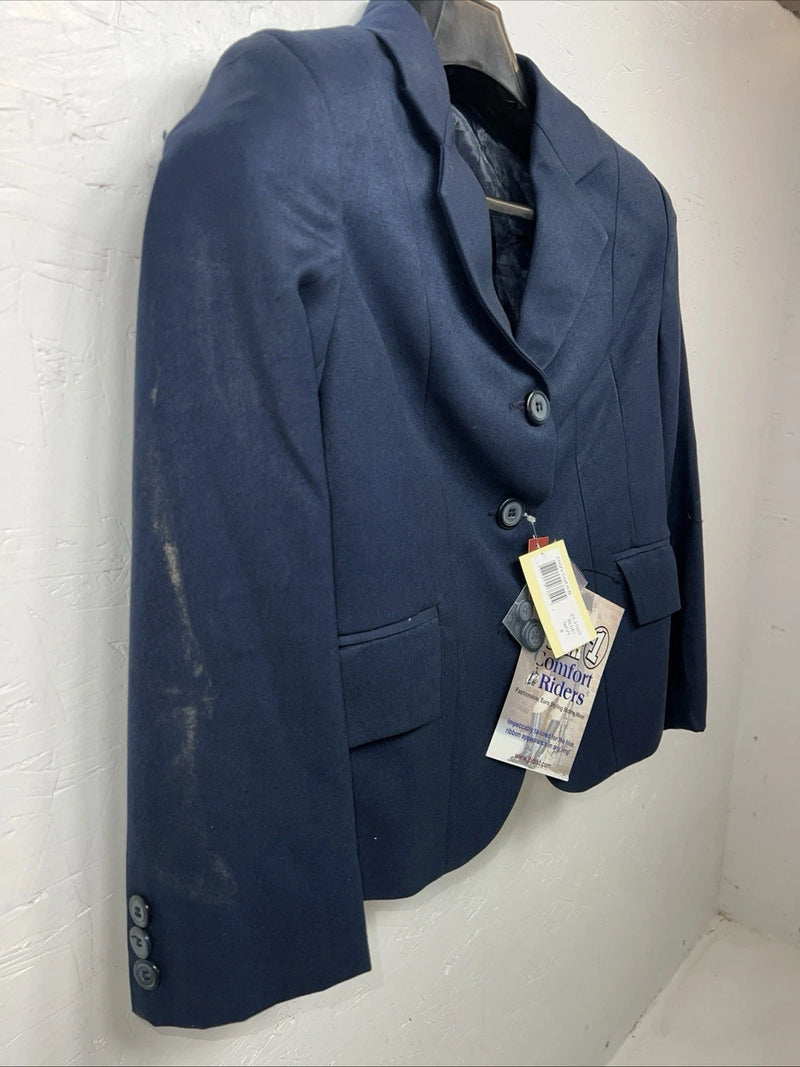 New Children’s Comfort Riders Blue Riding Coat 8 #23-31001 LL-600