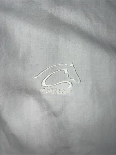 New Women’s White Cambrai Long Sleeve English Shirt. 14 G-60