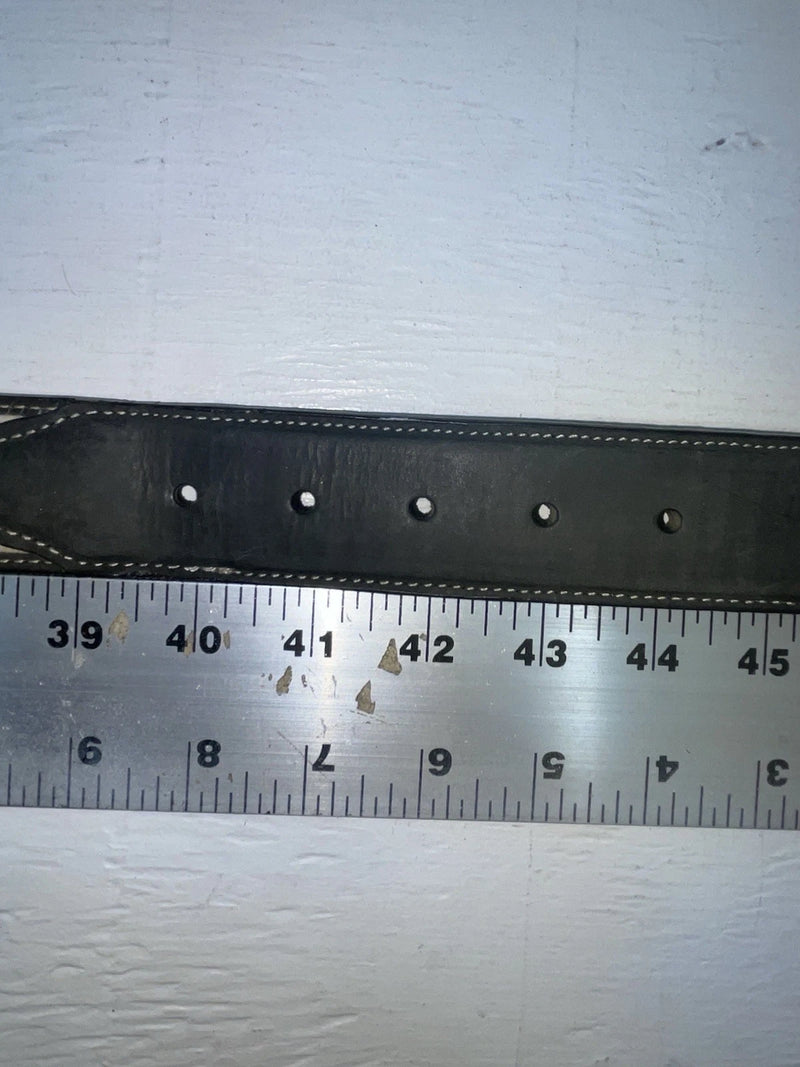 New Cow Print Genuien Leather Nocona Black Stud 42” Belt #N2440501 NN-123