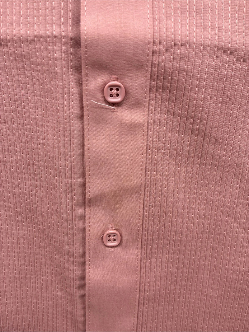 New Wayne Scott Red Long Sleeve Button Up English Shirt XL X-79