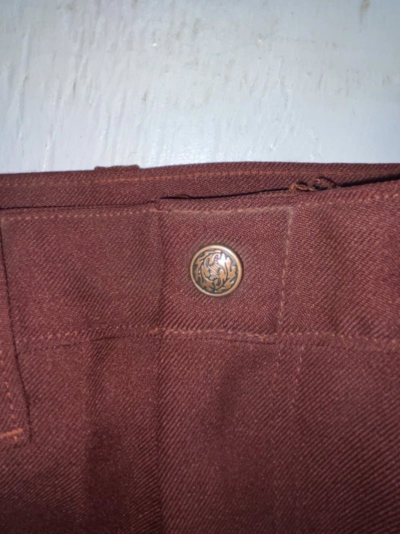 New Vintage Red Dickson Jenkins Polyester Pants #9928 XX-15