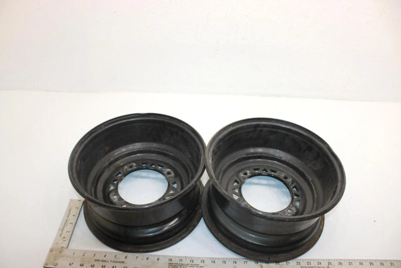 2001 Polaris Sportsman 500 Oem Front Wheel Rim Pair 12x6 1520269-067 AP81