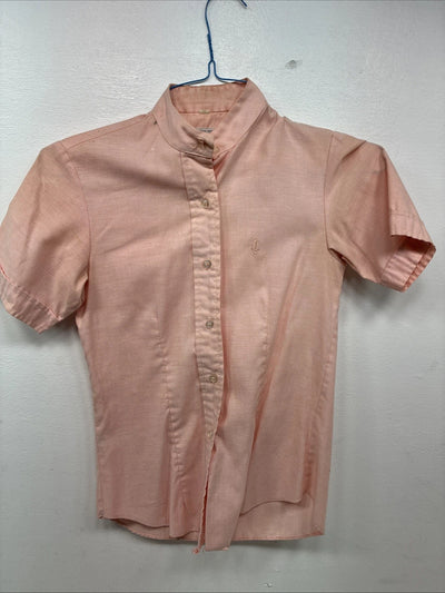 New Women’s Regency4 Pink Short Sleeve Button Up Size 30 YY-8