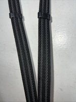 New Camelot Black Leather Oversize Dressage Bridle #160507 BB-44