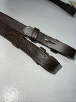 New Silver Fox Brown Genuine Leather 60” Braided English Reins #20-1441-7-0 Y-20