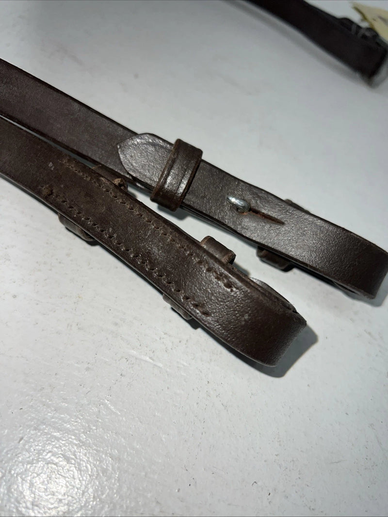 New Silver Fox Brown Genuine Leather 60” Braided English Reins #20-1441-7-0 Y-20