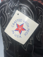 New Children’s Black Bronco Cowboy Boots. 9 D. 24-15