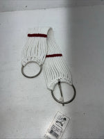 New Tough 1 White Red Mohair 27” Cinch #59-1227 Y-36