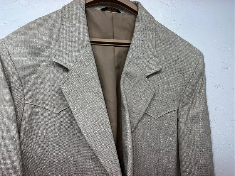New Men’s Pioneer Wear Tan Suit Jacket 48L #12016 X-609