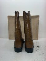 New Men’s Brown Texas Brand Cowboy Boots. 110651 13 D. 10-37