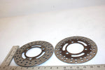 00 Kawasaki Prairie 300 Kvf300b2 Oem Front Brake Disc Pair 41080-1216 AK0