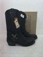 New Men’s Black Smoky Mountain Cowboy Boots. 4602 8 E E. 1-98