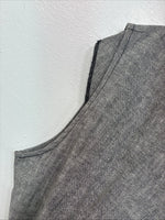 New Women’s Cowboy Threads Gray Sleeveless Button Up Size Small TT-46