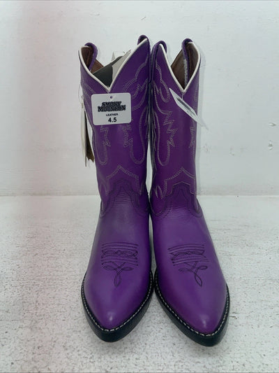 New Youth Purple Smoky Mountain Cowboy Boots. 1109 4.5 4 1/2. 23-168