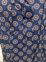 New Women’s Tem Tex Blue Design Long Sleeve Pearl Snap Size 32 MM-61